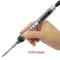 T12 Mini Electric Soldering Iron Adjustable Temperature With Tips DC 12-24V 75W OLED Digital Display Soldering Tools