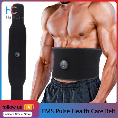 Hailicare EMS Pulse Health Care เข็มขัดนวดเข็มขัด 6 โหมด 9 บล็อกความแรงของเทรนเนอร์หน้าท้องไฟฟ้าสำหรับ Body Shaping Beauty ลดน้ำหนัก อุปกรณ์ออกกำลังกายในประเทศการฝึกกล้ามเนื้อ การชาร์จ USB