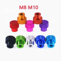 5Pcs M8 M10 Blind Frame Hand Tighten Flange Nut Aluminum Knurled Hand Thumb Nut for FPV RC Models Anodized Nails  Screws Fasteners