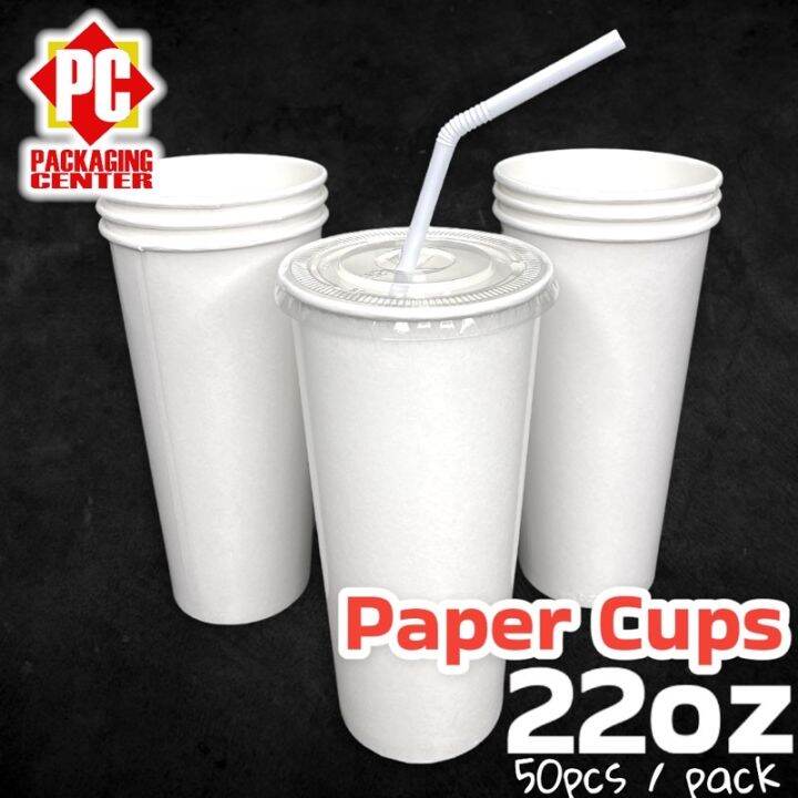 Oz Paper Cup Pcs Per Pack With Flat Lids Or Dome Lids Cod Nationwide Pc Packaging