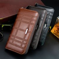 「Layor wallet」กระเป๋าตังค์ผู้ชาย39 S,กระเป๋าถือธุรกิจแฟชั่นยาวมีซิปกระเป๋าถือ Dompet Embos ความจุมากกระเป๋าเงิน39; S