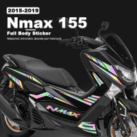 สติ๊กเกอร์ N-MAX รถจักรยานยนต์ D Ecals กันน้ำเต็มร่างกายตกแต่งสำหรับ Yamaha Nmax 155 Nmax155 2015-2019 2017 2018อุปกรณ์เสริม