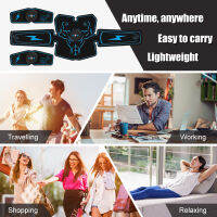 Haofy ABS Stimulator Abdominal Muscle Toner Trainer USB ชาร์จใหม่ได้ 6 โหมด 10 ระดับ Ultimat