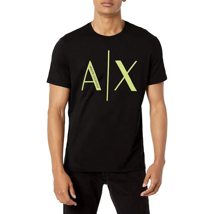 AX ARMANI EXCHANGE Men's Large Ax Logo Cotton Jersey T-Shirt | Lazada PH