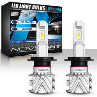 (Spot Goods) NOVSIGHT หลอดไฟหน้ารถ1:1Mini Led H7 H4 H1 H11 H8 9005 HB3 50W 10000LM อุปกรณ์เสริมในรถยนต์6000K สีขาวอัตโนมัติ Led ไฟตัดหมอกแนะนำให้สั่งซื้อ