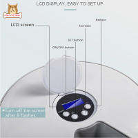BP ชามให้อาหารอัตโนมัติ6ช่องสำหรับสัตว์เลี้ยงสุนัขพร้อมเสียงเตือนความจำ24ชั่วโมงอุปกรณ์ตั้งเวลาเครื่องจ่ายอาหารเครื่องประดับสัตว์เลี้ยง【cod】