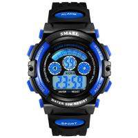 SMAEL นาฬิกาข้อมือเด็ก Sport Digital LED ระบบแสดงตัวเลข รุ่น SM0508D NEW พร้อมกล่องเหล็ก SMAEL เท่ห์