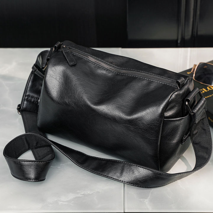 cestlafit-store-หนังนิ่มแบบใหม่ผู้ชายกระเป๋ากระเป๋าสะพายบ่า-กระเป๋าหนังผู้ชายกระเป๋าสะพายข้างกระเป๋ากระเป๋าสะพายบ่ากระเป๋าลำลองอเนกประสงค์เกาหลี