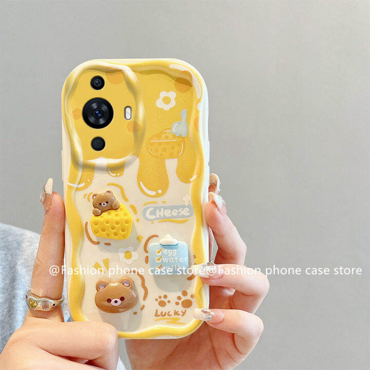 phone-case-เคส-huawei-nova11-nova11pro-nova10-se-nova-10-pro-honor-x7-x8-4g-ตุ๊กตา3d-สีมาการองน่ารักเคสซิลิโคนนิ่มกันกระแทก2023