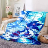 Hedgehog Sonic Cartoon Blanket Sofa Office Nap Air Conditioning Blanket Flannel Soft Keep Warm Can Be Customized J8