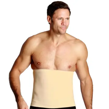 Slimming Belt, Men Body Shaper Waist Beer Belly Abdomen Belt Compression  Girdle(L)