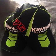 Mũ Đua Xe Máy Kawasaki Mới Mũ Đua Xe Thêu MotoGP Mũ Chống Nắng Đi Xe Máy thumbnail