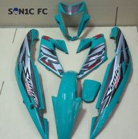 ชุดสี sonic new สีเขียว 219 โซนิคตัวใหม่ (7 ชิ้น) ติดลาย