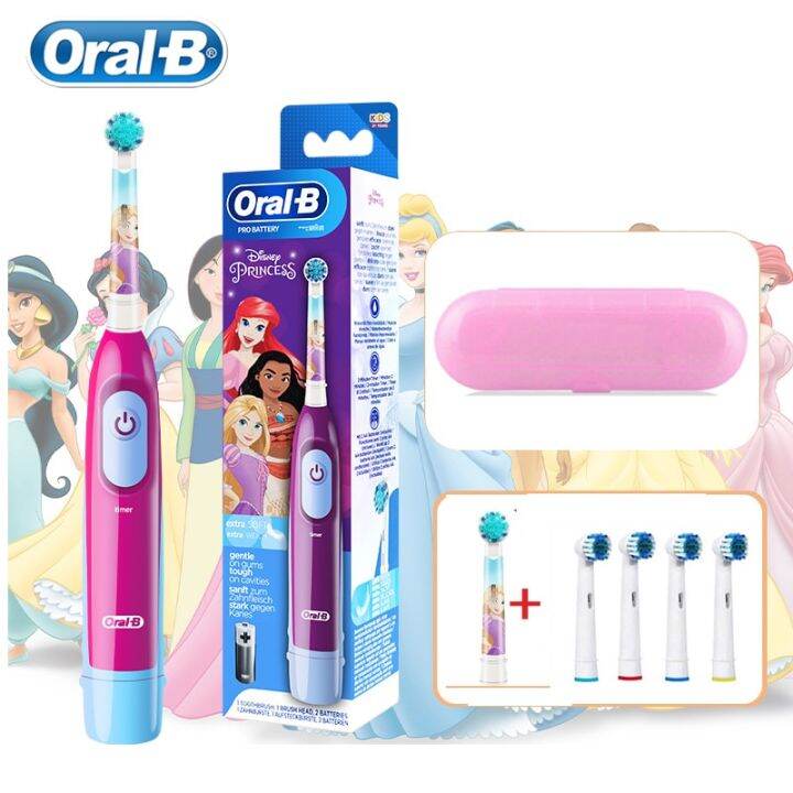 Oral B Kid Electric Toothbrush Rotation Clean Teeth Soft Brush For Kids ...