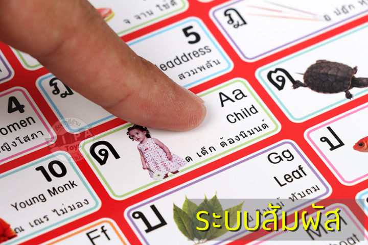 playmat-thai-english-learning-ของเล่นกระดานสอนภาษาไทย-และภาษาอังกฤษ-สำหรับเด็ก-ของเล่นช่วยเสริมพัฒนาการเด็กให้เรียนรู้ภาษาได้เร็วขึ้น-กระดานมีเสียงสอนภาษาและเสียงดนตรี-พร้อมปากกาวาดเขียนกระดาน