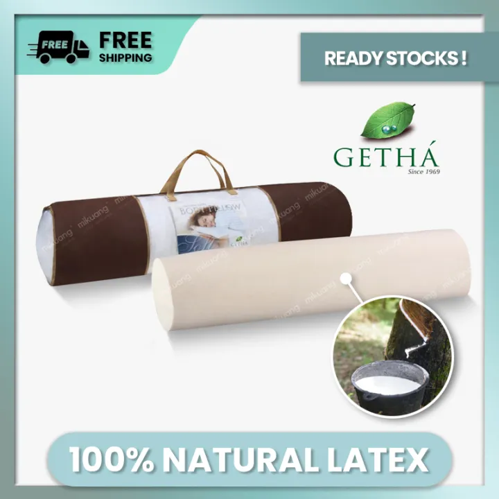 READY STOCK Getha Natural Latex Bolster 100 Natural Latex Lazada
