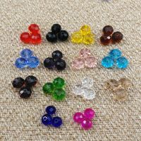 [COD] 10mm crystal flat bead wheel lucky cat name chain natural bracelet diy handmade loose beads