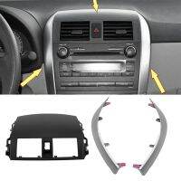 1Set Central Dashboard Air Conditioning Outlet Panel+Trim Strip Replacement for 2007-2013 A/C Trim Cover