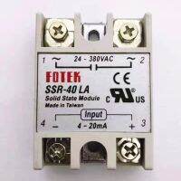 【✔In stock】 xianhuan59 Ssr-40la 4-20ma อินพุต Ac 24-380V เอาต์พุต40a ตัวควบคุมแรงดันไฟฟ้าแบบหนึ่งเฟสรีเลย์ Ssr สถานะของแข็ง