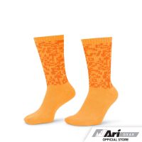 ARI PIXEL CREW SOCKS - YELLOW/LEMON ถุงเท้าสั้น อาริ พิกเซล สีเหลือง