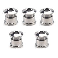 5Pcs 6.5mm MTB Chainring Bolts Mountain Bike Single Chain Ring Crown Plate Screws Steel Bicycle Crank Bolts Accessories