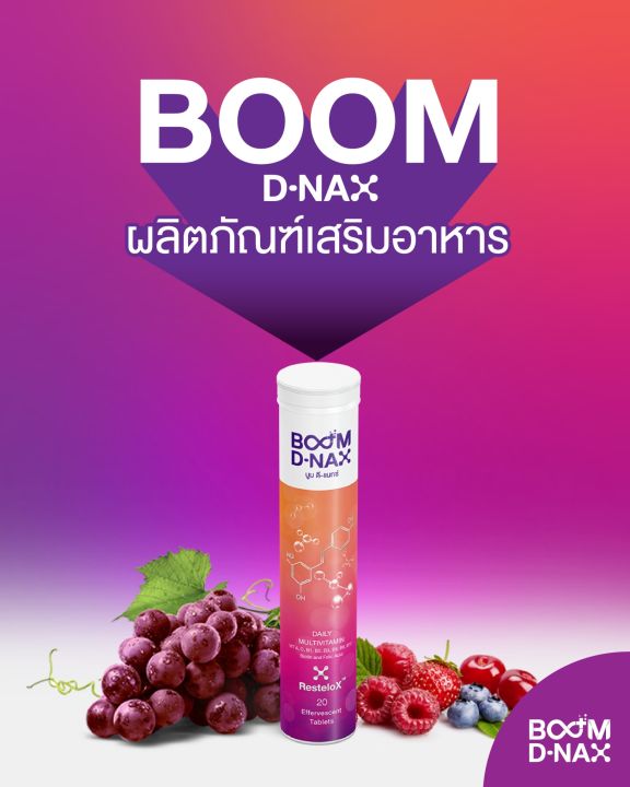 boom-d-nax-เม็ดฟู่ชะลอวัย-นวัตกรรมเม็ดฟู่-ศาสตร์ชะลอวัย