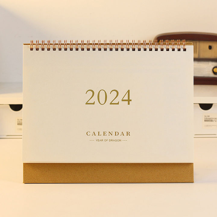 Vintage 2024 Daily Planner Notebook 365 Days Daily Agenda Planner