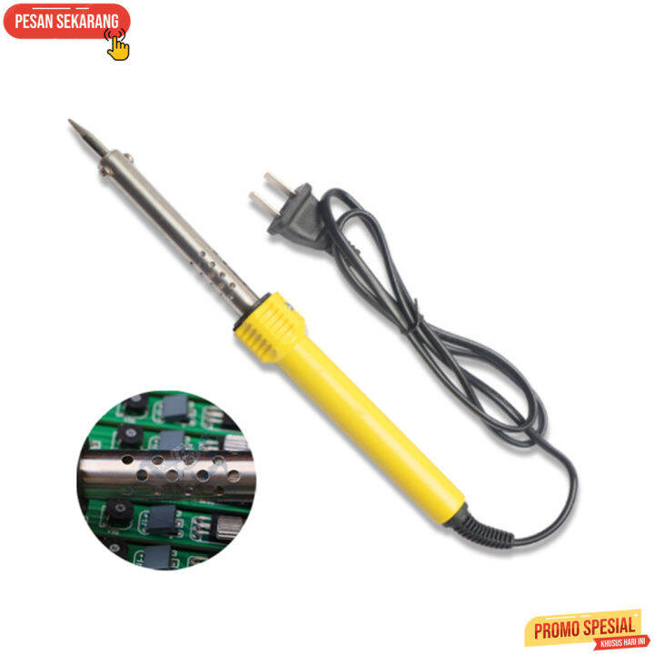 Alat Solder Listrik 60W Soldering Iron 60 Watt Alat Patri Elektrik AT