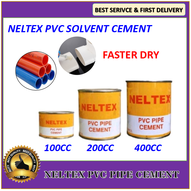 Neltex PVC Solvent Cement 100CC 200CC 400CC Lazada PH