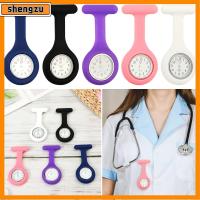 SHENGZU Unisex ของขวัญ ซิลิโคน หลายสี นาฬิกาพยาบาล คลิปบน พยาบาล Fob