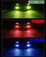 {ร้อน} 2Pcs หลอดไฟ Led H8 H11 Auto Fog Light H3 H27 880 881 9005 HB3 9006 HB4มะนาวสีเขียวรถ1200LM 12V DRL ขับรถวิ่ง