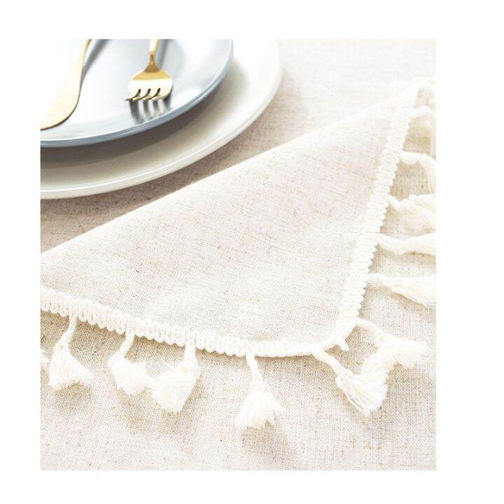 cw-color-tassels-table-cloths-cotton-round-dining-tablecloth-hotel-desk-covers-dustproof-1pc