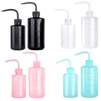 250/500ml Watering Can Succulent Watering Bottle Flower Squeeze Bottle with Scale Label Plastic Bend Mouth Safety Wash Bottle