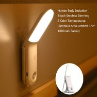 LED Motion Sensor Night Light Wireless Portable Intelligent Wall Lamp Staircase Closet Bedroom Kitchen Cabinet  Lighting