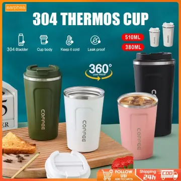 380510ml Coffee Thermos 304 Stainless Steel Mug with India