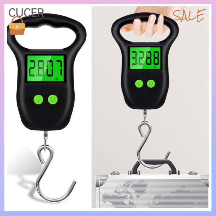 50kg/10g Digital Luggage Scale Electronic Portable Suitcase Travel Weighs  With Backlight Electronic Travel Hanging Scales