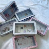 DIY Transparent Window Lids Storage Box Square Candy Biscuit Cookie Case Containers Tin Box for Gift Packaging Baking Utensils Storage Boxes