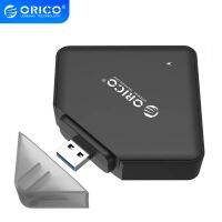 ORICO มัลติฟังก์ชั่น3พอร์ต USB3.0ฮับพร้อมเครื่องอ่านการ์ดสำหรับโน้ตบุ๊ค-สีดำ