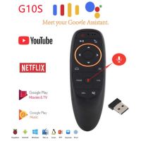 G10S (มีGyro) Voice Air Mouse Remote 2.4Ghz Mini Wireless Android TV Control &amp; Infrared Learning Microphone #รีโมท  #รีโมททีวี   #รีโมทแอร์ #รีโมด