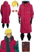 ชุดคอสเพลย์อนิเมะ Tri Vash The Stampede สำหรับผู้ชายชุดสวมบทบาทแฟนตาเซียปาร์ตี้ชุดแฟนตาซีสำหรับผู้ชายแฟชั่นการเล่นบทบาท