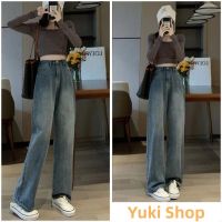 Yuki Shop?(พร้อมส่งจากกทม มาถึงใน 3-5 วัน)✨กางเกงยีนส์?กางเกงขายาว y2k กางเกงทรงตรงเอวสูง เท้ากว้าง กางเกงยีนส์ขายาว ทรงขากว้าง ลำล หลว