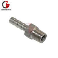 ส่วนหลอดด้ายตัวผู้ขนาด1/4 "X 8มม. ข้อต่อสายยางสแตนเลสเชื่อมต่อ Npt