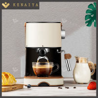 KENAIYA เครื่องชงกาแฟ เครื่องชงกาแฟอัตโนมัติ เครื่องชงกาแฟสดพร้อมสตีมนม สกัดด้วยแรงดันสูง 20 บาร์ Coffee maker