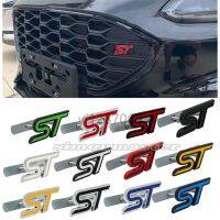 Hot New 1PC Metal Car Front Grill Emblem Auto Body Trunk Sticker Decorative Badge Decal for Ford ST Focus Mondeo Ecosport