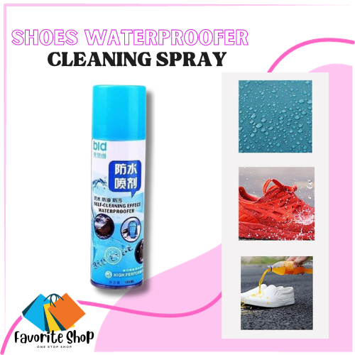 Shoes Waterproofer Cleaning Spray, Water Repellent Nano Spray