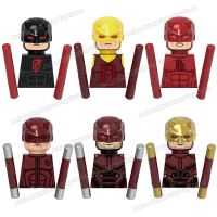 New Movie Daredevil Bricks Dolls Super Hero Mini Action Assemble Model Figures Anime Building Blocks Toys Children Birthday Gift