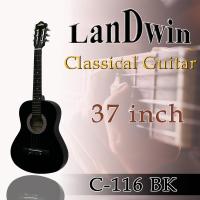 Landwin Classical Guitar กีตาร์คลาสสิค กีต้าร์คลาสสิค 12 ข้อ 37 นิ้ว รุ่น C-116 BK