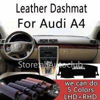 สำหรับ Audi A4 2001 2002 2003 2004หนัง Dashmat แผ่นคลุมแผงหน้าปัดรถยนต์พรมกันลื่น Sunshade พรมที่กำหนดเองชุดแต่งรถยนต์รถพวงมาลัยซ้ายรถพวงมาลัยขวา