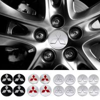 Style car 4Pcs/Set Car Badge Tire Center Cover Sign  Hub Screw Cap  Rim Cover Fit for Mitsubishi Car Logo Wheel Center Decorative Hub Cap hui