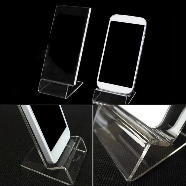 Clear Acrylic cell phone mobile phone Display Stands business card